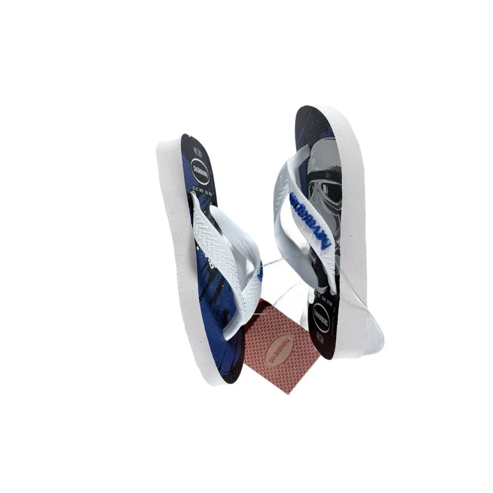 Havaianas Kids Star Wars Stormtrooper Flip Flops Sandals Boys‎ Size 10C New